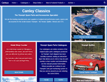 Tablet Screenshot of canleyclassics.com